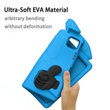 EIDERWOOD iPad Pro 12.9" (2022 / 2021 / 2020 / 2018) / Air 13" (2025 / 2024) / Pro 13" (2025 / 2024) Barn Deksel m. Thumb Kickstand - Blå