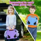 EIDERWOOD iPad Pro 12.9" (2022 / 2021 / 2020 / 2018) / Air 13" (2025 / 2024) / Pro 13" (2025 / 2024) Barn Deksel m. Thumb Kickstand - Lilla