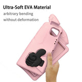 EIDERWOOD iPad Pro 12.9" (2022 / 2021 / 2020 / 2018) / Air 13" (2025 / 2024) / Pro 13" (2025 / 2024) Barn Deksel m. Thumb Kickstand - Rosa