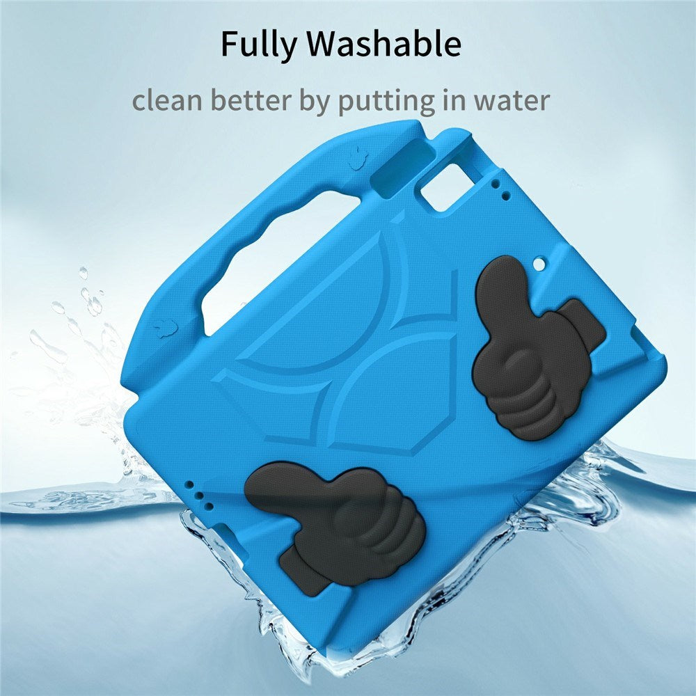 EIDERWOOD iPad 9.7" (2018 / 2017) / Air 2 / Air Barn Deksel m. Thumb Kickstand - Blå