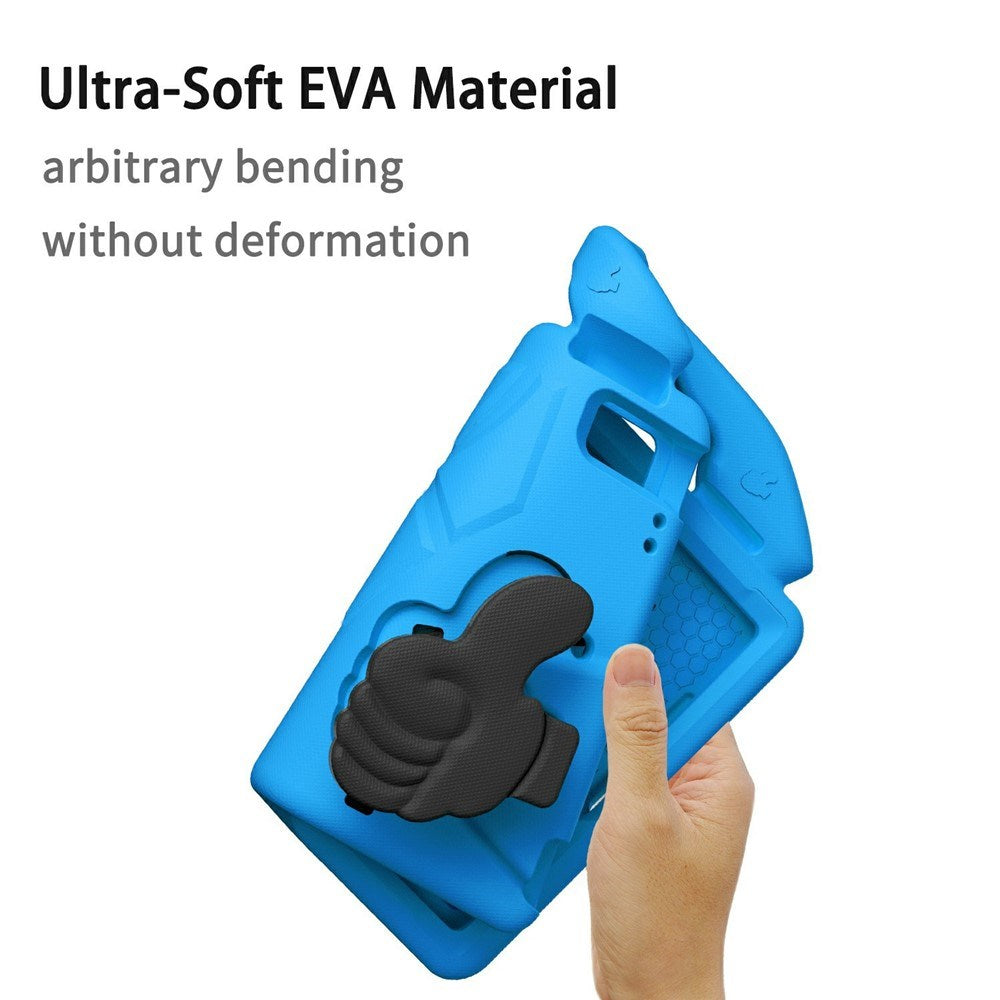 EIDERWOOD iPad 9.7" (2018 / 2017) / Air 2 / Air Barn Deksel m. Thumb Kickstand - Blå