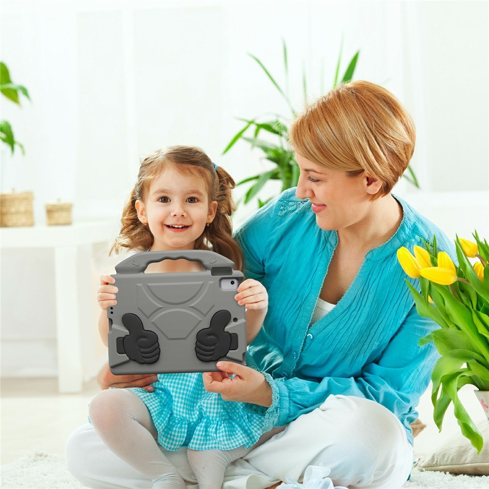 EIDERWOOD iPad 9.7" (2018 / 2017) / Air 2 / Air Barn Deksel m. Thumb Kickstand - Grå