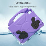 EIDERWOOD iPad 9.7" (2018 / 2017) / Air 2 / Air Barn Deksel m. Thumb Kickstand - Lilla