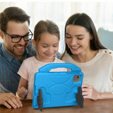 EIDERWOOD Xiaomi Redmi Pad 2 / SE / 6 / 5 / Lenovo Tab M11 / Samsung Galaxy Tab S10 FE / S9 FE / S9 / S8 / S7 Barn Deksel m. Thumb Kickstand - Blå