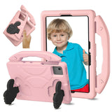 EIDERWOOD Xiaomi Redmi Pad 2 / SE / 6 / 5 / Lenovo Tab M11 / Samsung Galaxy Tab S10 FE / S9 FE / S9 / S8 / S7 Barn Deksel m. Thumb Kickstand - Rosa