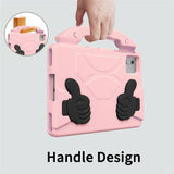 EIDERWOOD Xiaomi Redmi Pad 2 / SE / 6 / 5 / Lenovo Tab M11 / Samsung Galaxy Tab S10 FE / S9 FE / S9 / S8 / S7 Barn Deksel m. Thumb Kickstand - Rosa