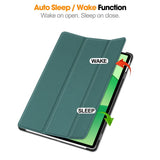 OnePlus Pad Lite EIDERWOOD Kunstskinn Flip Deksel m. Ståfunksjon - Grønn