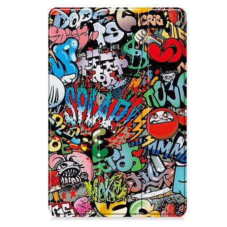 EIDERWOOD OnePlus Pad Lite Kunstskinn Flip Deksel - Graffiti