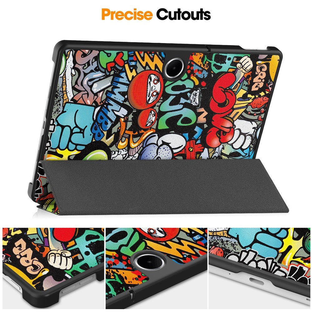 EIDERWOOD OnePlus Pad Lite Kunstskinn Flip Deksel - Graffiti