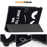 EIDERWOOD OnePlus Pad Lite Kunstskinn Flip Deksel - Don't Touch Me