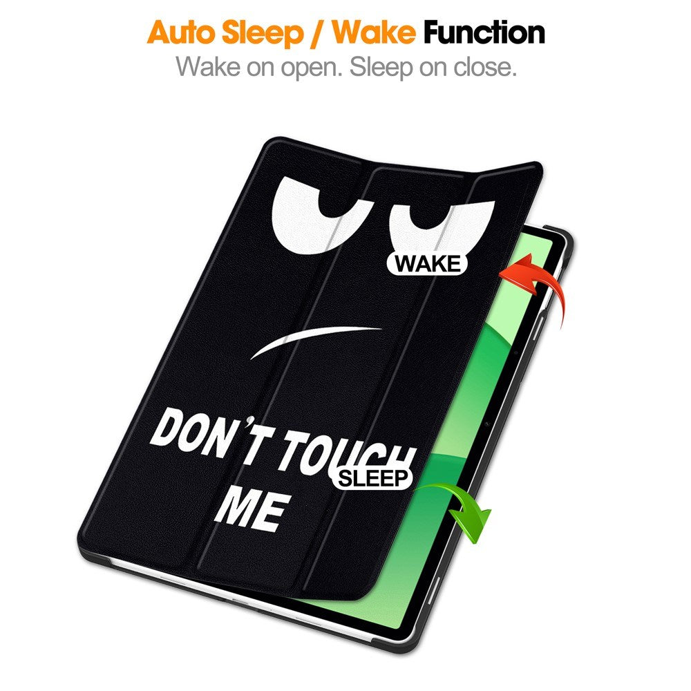 EIDERWOOD OnePlus Pad Lite Kunstskinn Flip Deksel - Don't Touch Me