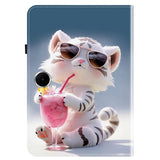 OnePlus Pad Lite EIDERWOOD Kunstskinn Flipp Deksel med Motiv - Katt