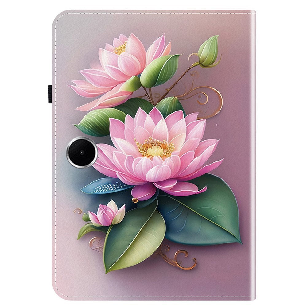 OnePlus Pad Lite EIDERWOOD Kunstskinn Flipp Deksel med Motiv - Lotusblomst