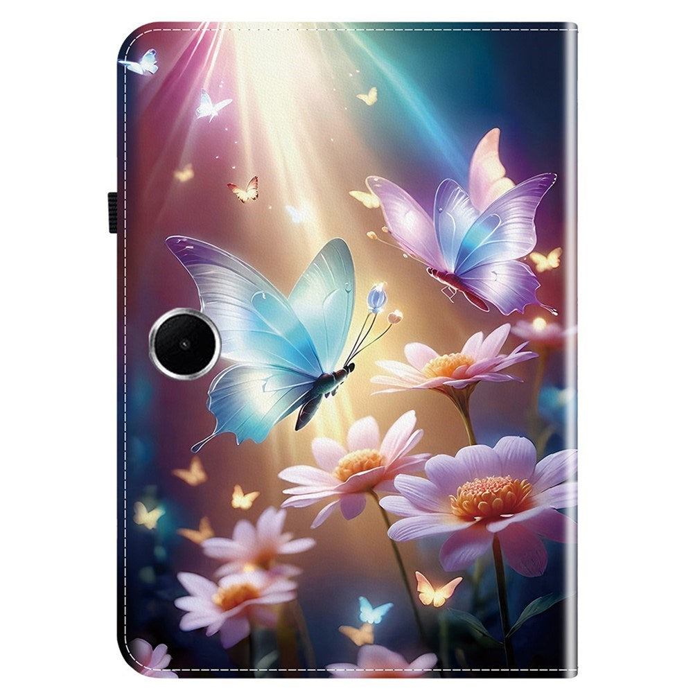 OnePlus Pad Lite EIDERWOOD Kunstskinn Flipp Deksel med Motiv - Sommerfugler / Blomster