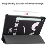 EIDERWOOD Samsung Galaxy Tab S11 / S10 Lite Kunstskinn Flipp Deksel med Motiv - "Don't Touch Me"