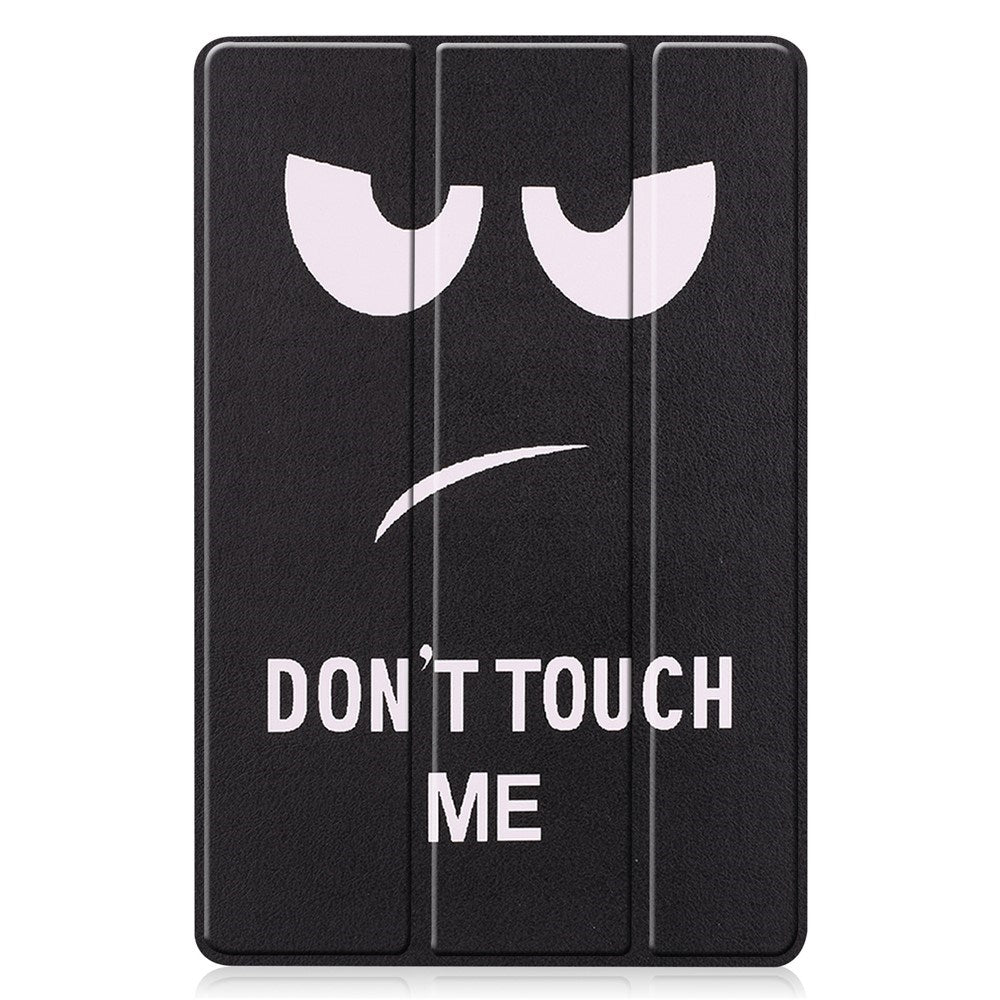 EIDERWOOD Samsung Galaxy Tab S11 / S10 Lite Kunstskinn Flipp Deksel med Motiv - "Don't Touch Me"