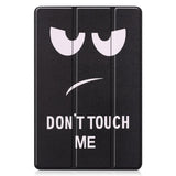 EIDERWOOD Samsung Galaxy Tab S11 / S10 Lite Kunstskinn Flipp Deksel med Motiv - "Don't Touch Me"