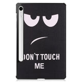 EIDERWOOD Samsung Galaxy Tab S11 / S10 Lite Kunstskinn Flipp Deksel med Motiv - "Don't Touch Me"