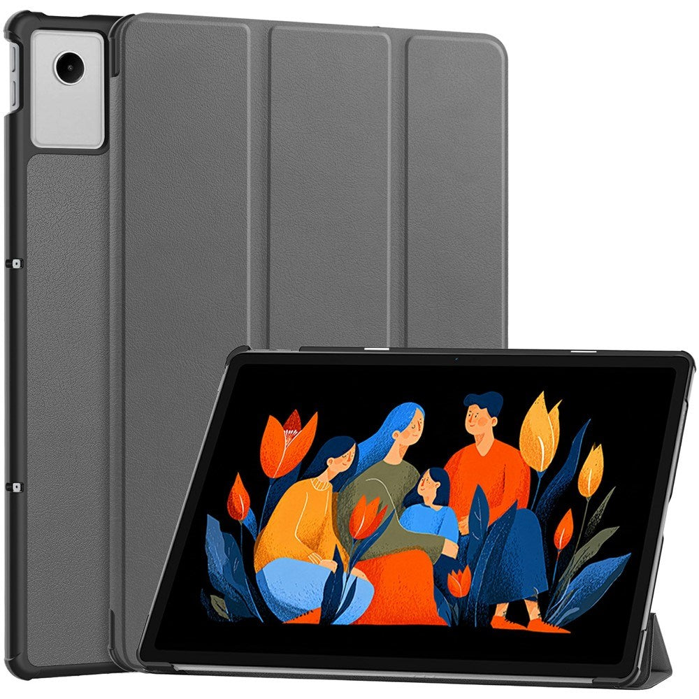 Lenovo Idea Tab Plus 12,1" EIDERWOOD Kunstskinn Flip Deksel med Flippfunksjon – Grå