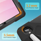 EIDERWOOD Samsung Galaxy Tab S11 Støtsikkert Deksel med 360 Graders Roterbar Støtte & Borrelåsstropp - Svart