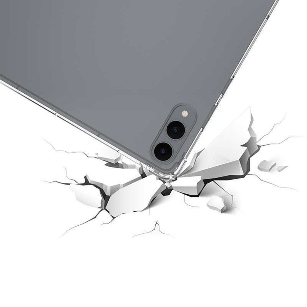 EIDERWOOD Samsung Galaxy Tab S11 Ultra Fleksibelt Plast Deksel - Gjennomsiktig