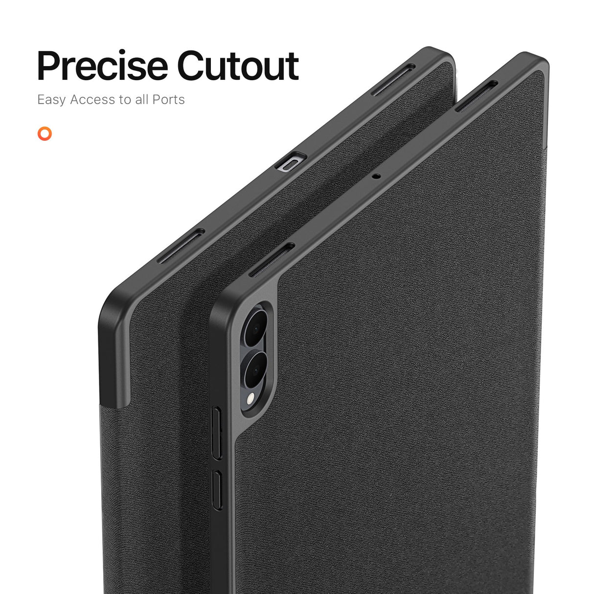 Samsung Galaxy Tab S11 Ultra DUX DUCIS DOMO Series Flip Deksel med Penneholder - Svart