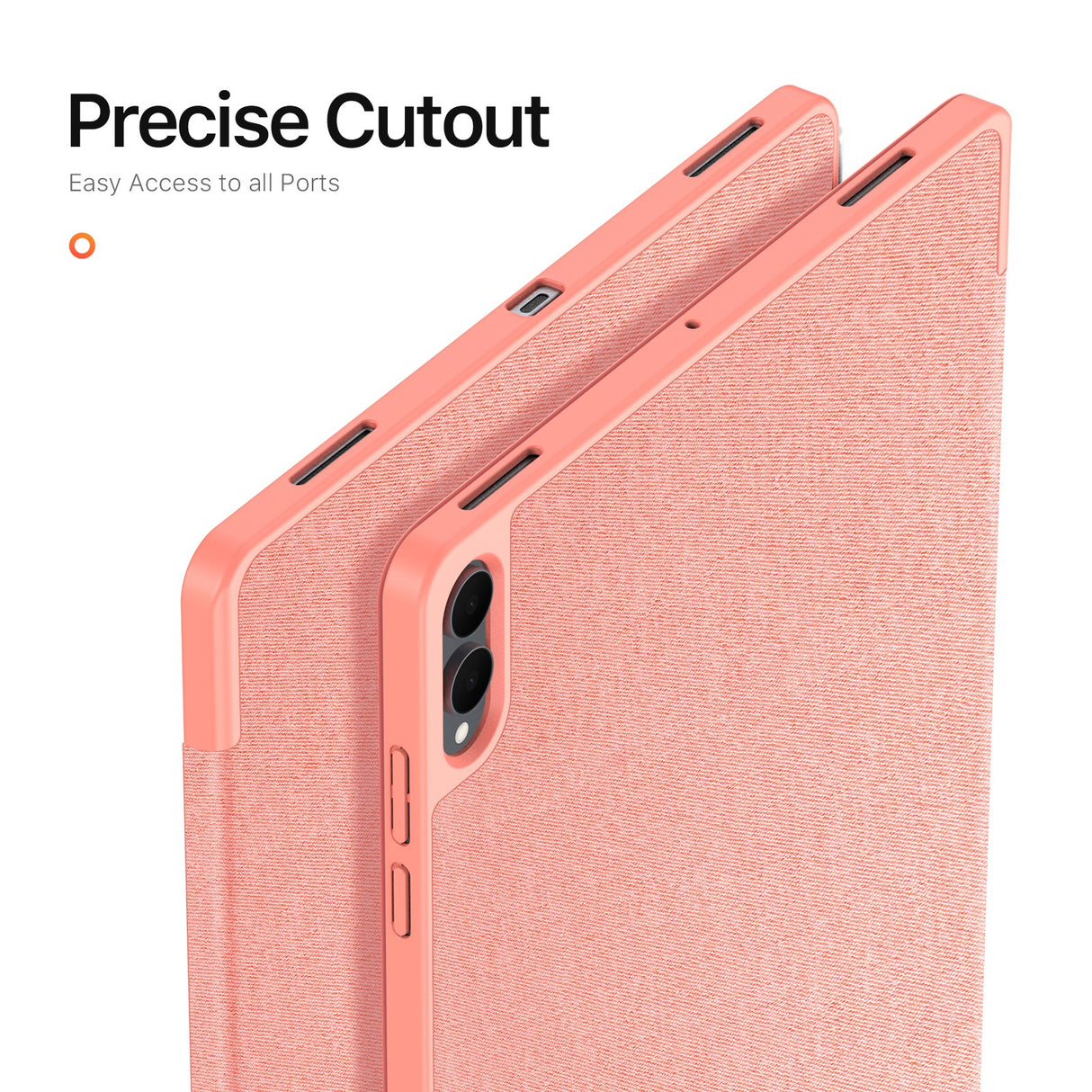 Samsung Galaxy Tab S11 Ultra DUX DUCIS DOMO Series Flip Deksel med Penneholder - Rosa