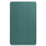 Samsung Galaxy Tab A11 EIDERWOOD Skinn Deksel m. Stativfunksjon - Grønn