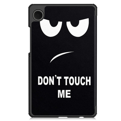 EIDERWOOD Samsung Galaxy Tab A11 Kunstskinn Flipp Deksel med Motiv - "Don't Touch Me"