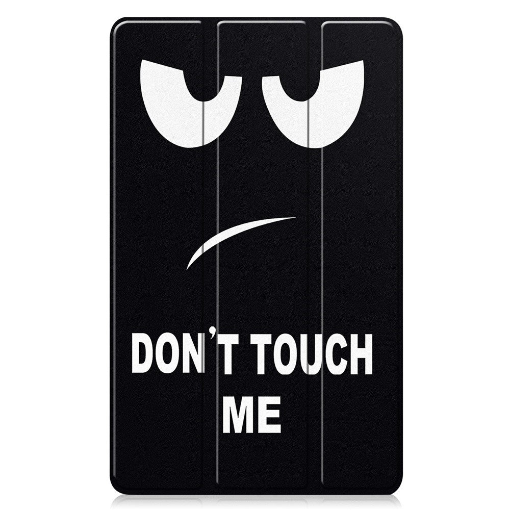 EIDERWOOD Samsung Galaxy Tab A11 Kunstskinn Flipp Deksel med Motiv - "Don't Touch Me"