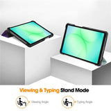 EIDERWOOD Samsung Galaxy Tab A11 Kunstskinn Flipp Deksel med Motiv - Galakse