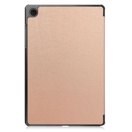 Samsung Galaxy Tab A11+ (Plus) EIDERWOOD Kunstskinn Deksel med Stativfunksjon - Rose Gold