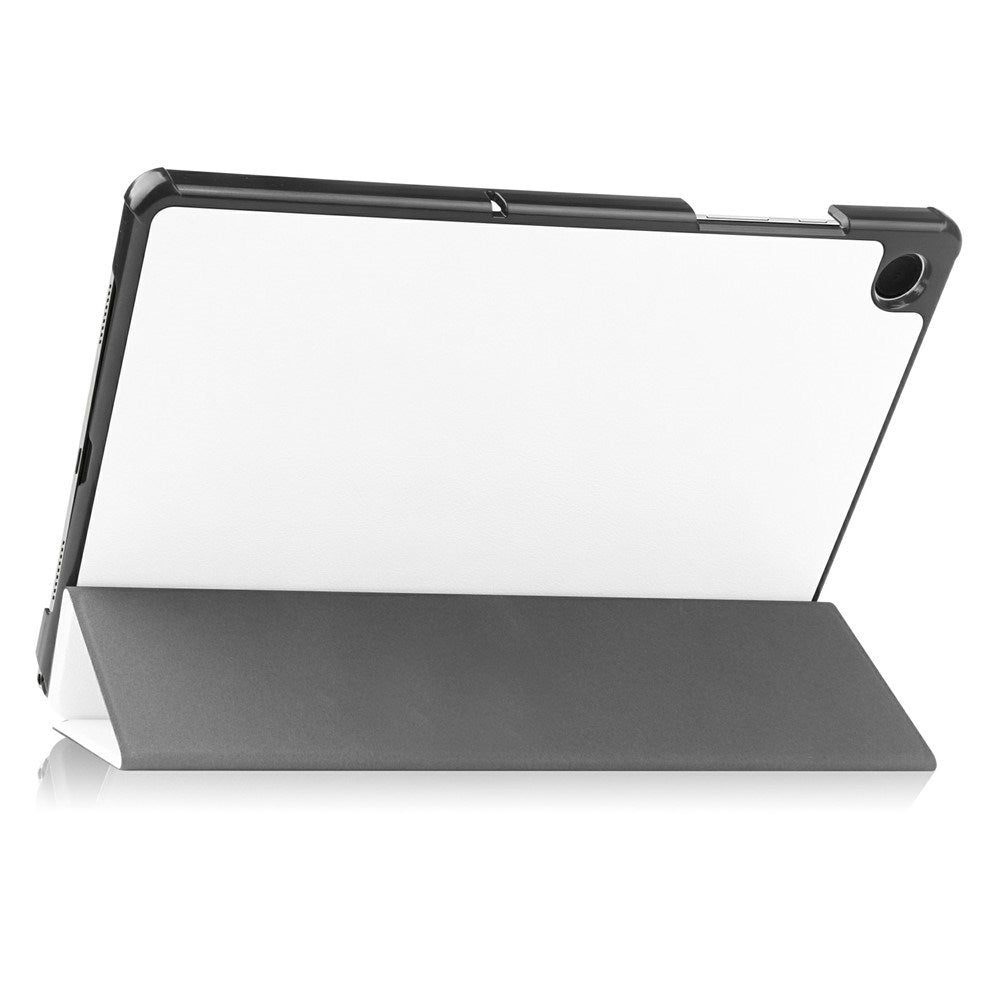 Samsung Galaxy Tab A11+ (Plus) EIDERWOOD Kunstskinn Deksel med Stativfunksjon - Hvit