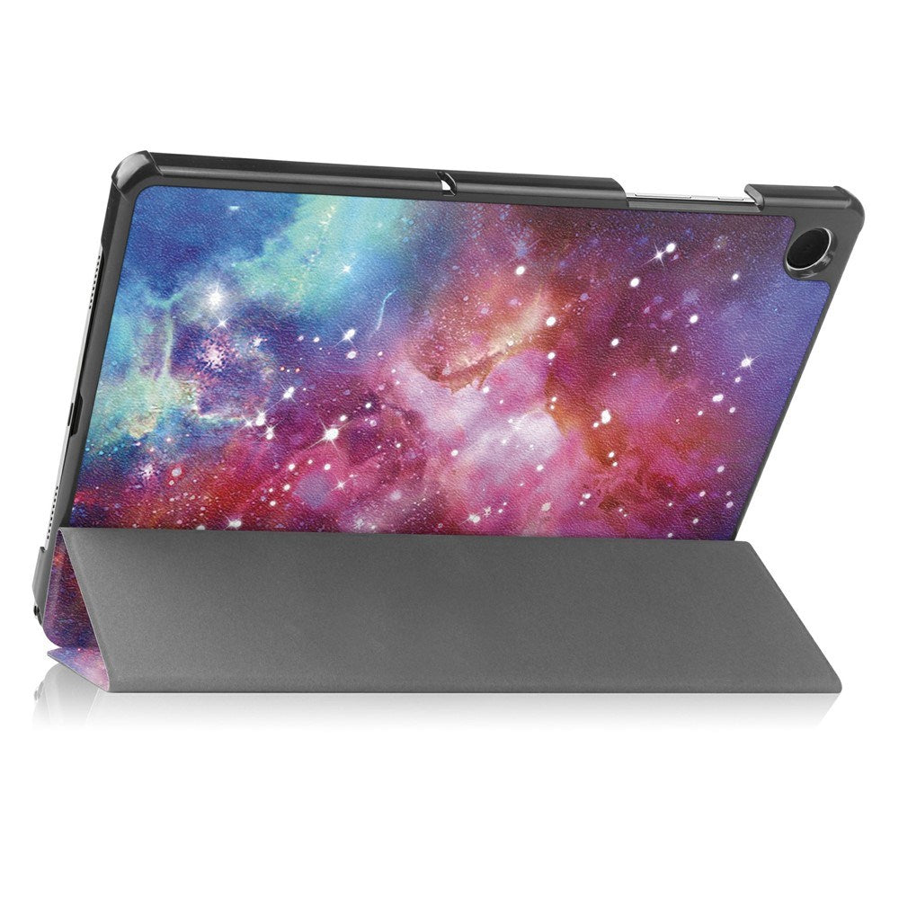 Samsung Galaxy Tab A11+ (Plus) EIDERWOOD Kunstskinn Flipp Deksel med Motiv - Galakse