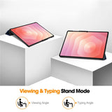 Samsung Galaxy Tab S11 Ultra EIDERWOOD Skinn Deksel m. Stativfunksjon - Blå