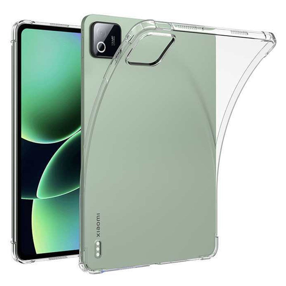 Xiaomi Pad 8 / 8 Pro EIDERWOOD Fleksibelt Plast Deksel m. Forsterkede Hjørner – Gjennomsiktig