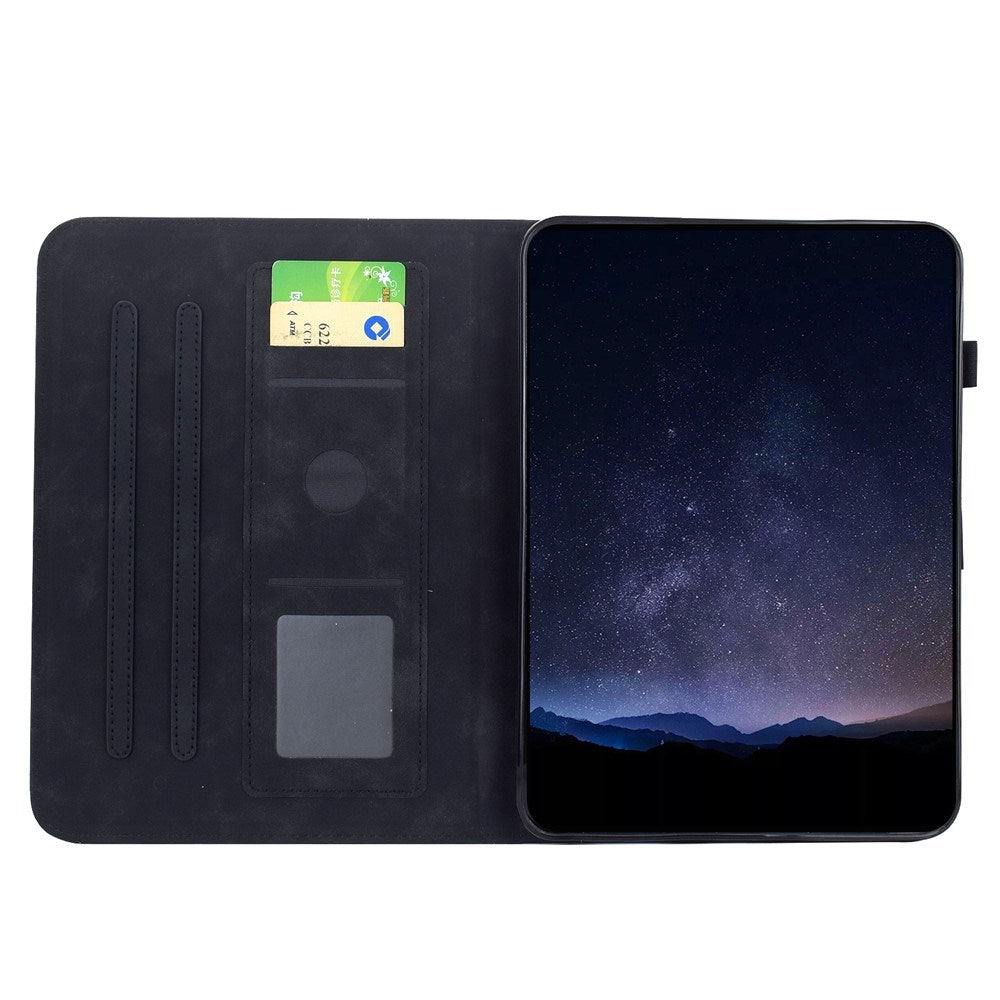 Lenovo Idea Tab Pro / Tab P12 Pro EIDERWOOD Flippdeksel med Blomstertrykk - Svart