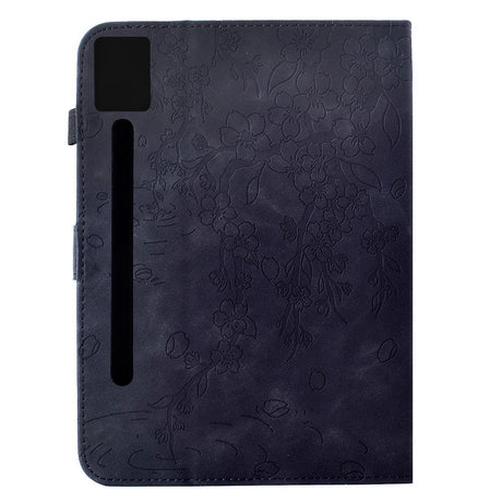Lenovo Idea Tab Pro / Tab P12 Pro EIDERWOOD Flippdeksel med Blomstertrykk - Svart