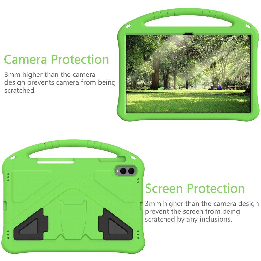 Samsung Galaxy Tab S11 Ultra EIDERWOOD Barnedeksel med Stativfunksjon – Grønn