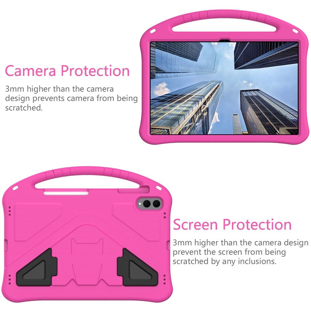 Samsung Galaxy Tab S11 Ultra EIDERWOOD Barnedeksel med Stativfunksjon – Rosa