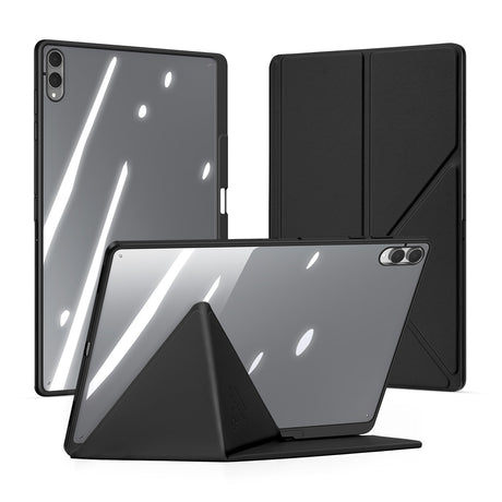 Samsung Galaxy Tab S12 Ultra / S11 Ultra DUX DUCIS Origami Hybrid Kunstskinn Flip Deksel - Svart