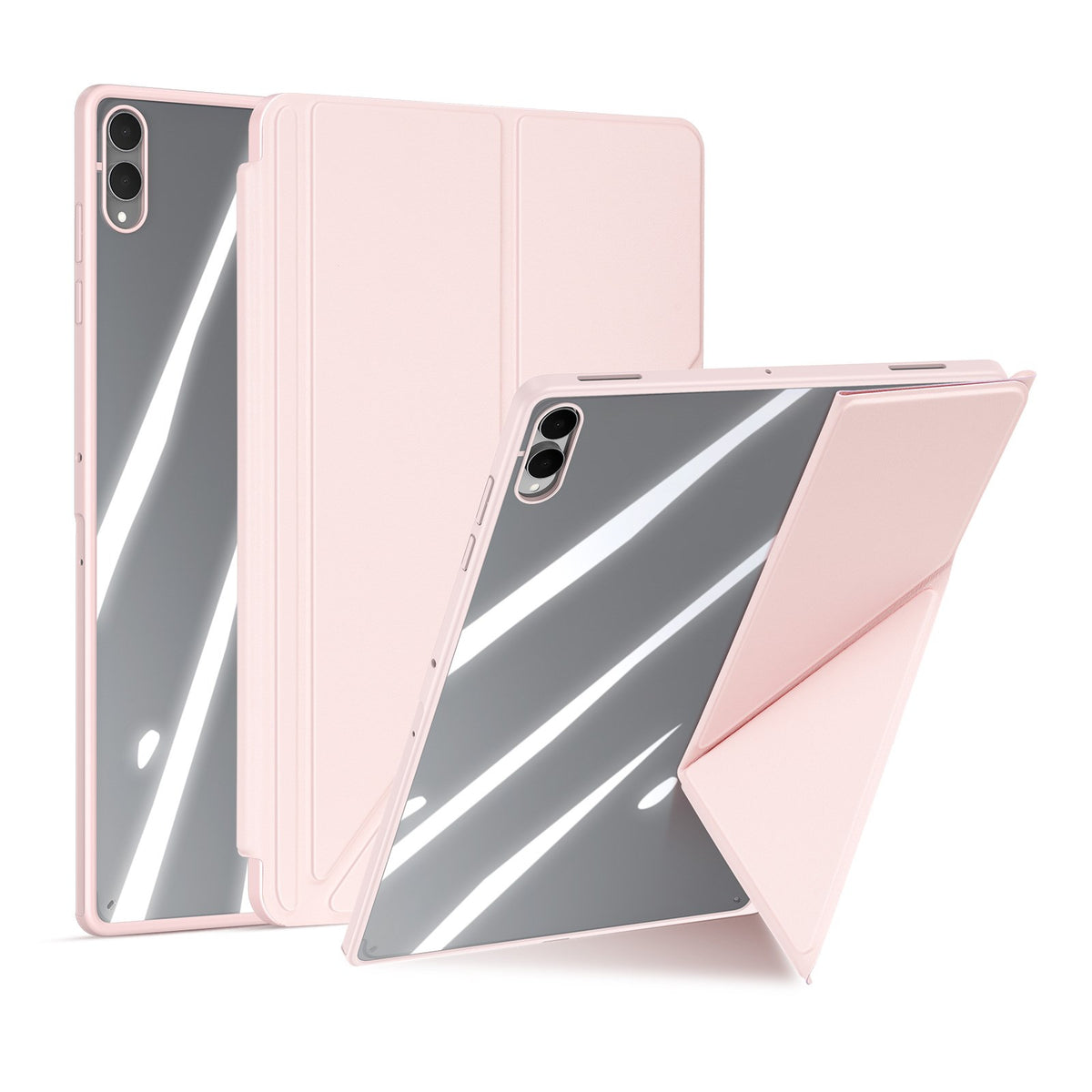 Samsung Galaxy Tab S12 Ultra / S11 Ultra DUX DUCIS Origami Hybrid Kunstskinn Flip Deksel - Rosa