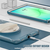 Samsung Galaxy Tab A11+ (Plus) EIDERWOOD Støtsikkert Deksel med 360 Graders Roterbar Støtte - Grønn