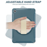 Samsung Galaxy Tab A11+ (Plus) EIDERWOOD Støtsikkert Deksel med 360 Graders Roterbar Støtte - Grønn