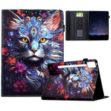 Lenovo Idea Tab Pro / Tab P12 Pro EIDERWOOD Fargerik Flippdeksel med Motiv – Katt