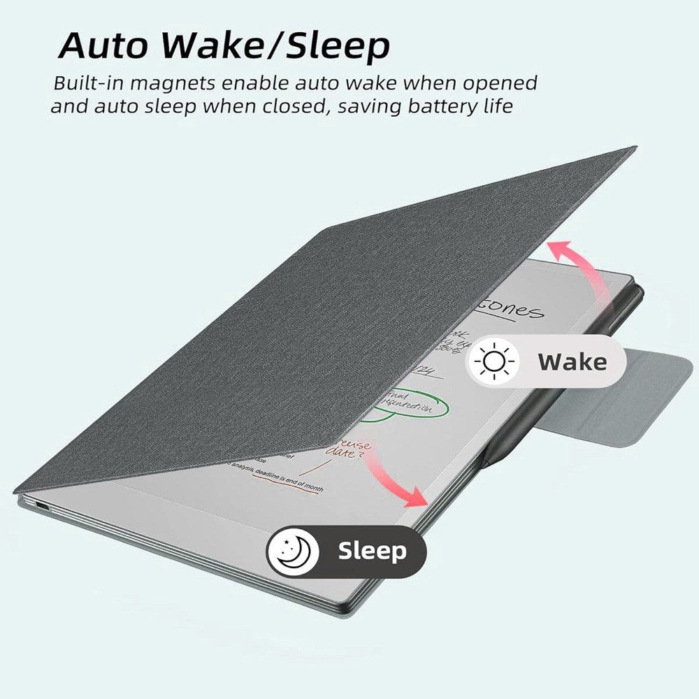 EIDERWOOD ReMarkable Paper Pro Move Magnetisk Kunstskinn Flip Deksel - Brun