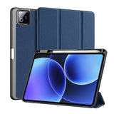 Xiaomi Pad 8 / 8 Pro / 7 / 7 Pro DUX DUCIS Tri-Fold Kunstskinn Flip Deksel - Blå