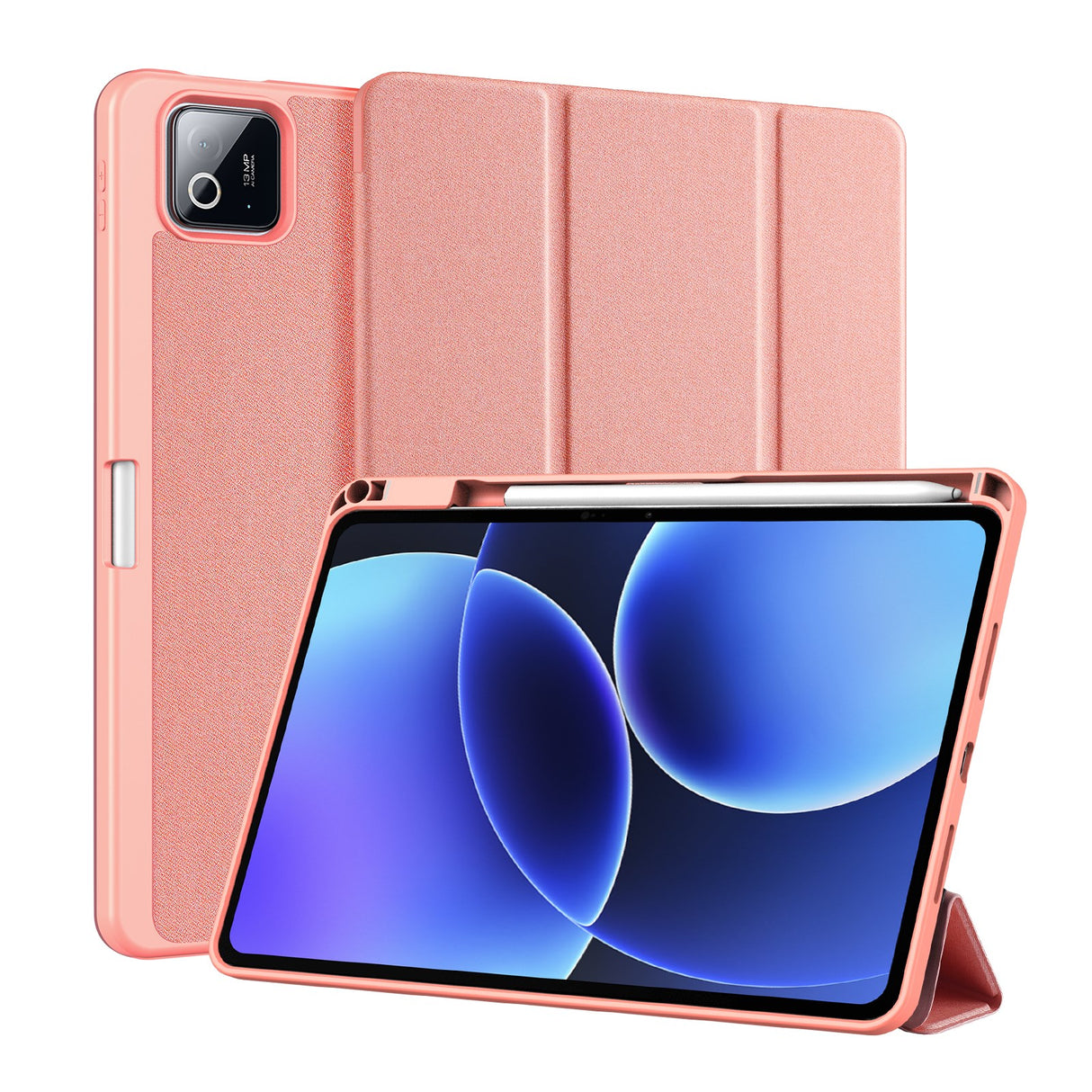 Xiaomi Pad 8 / 8 Pro / 7 / 7 Pro DUX DUCIS Tri-Fold Kunstskinn Flip Deksel - Rosa