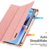 Xiaomi Pad 8 / 8 Pro / 7 / 7 Pro DUX DUCIS Tri-Fold Kunstskinn Flip Deksel - Rosa