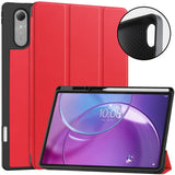 Lenovo Idea Tab Pro (2. Gen.) 13" EIDERWOOD Kunstskinn Flip Deksel m. Stativfunksjon & Pencil Holder - Röd